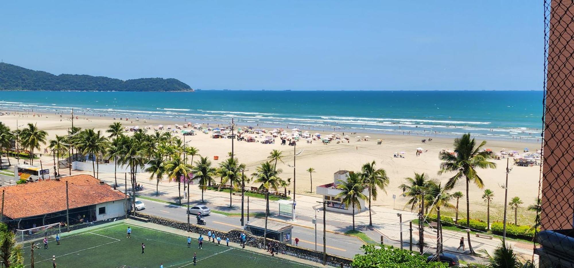 Apto Frente Mar Em Praia Grande Kültér fotó