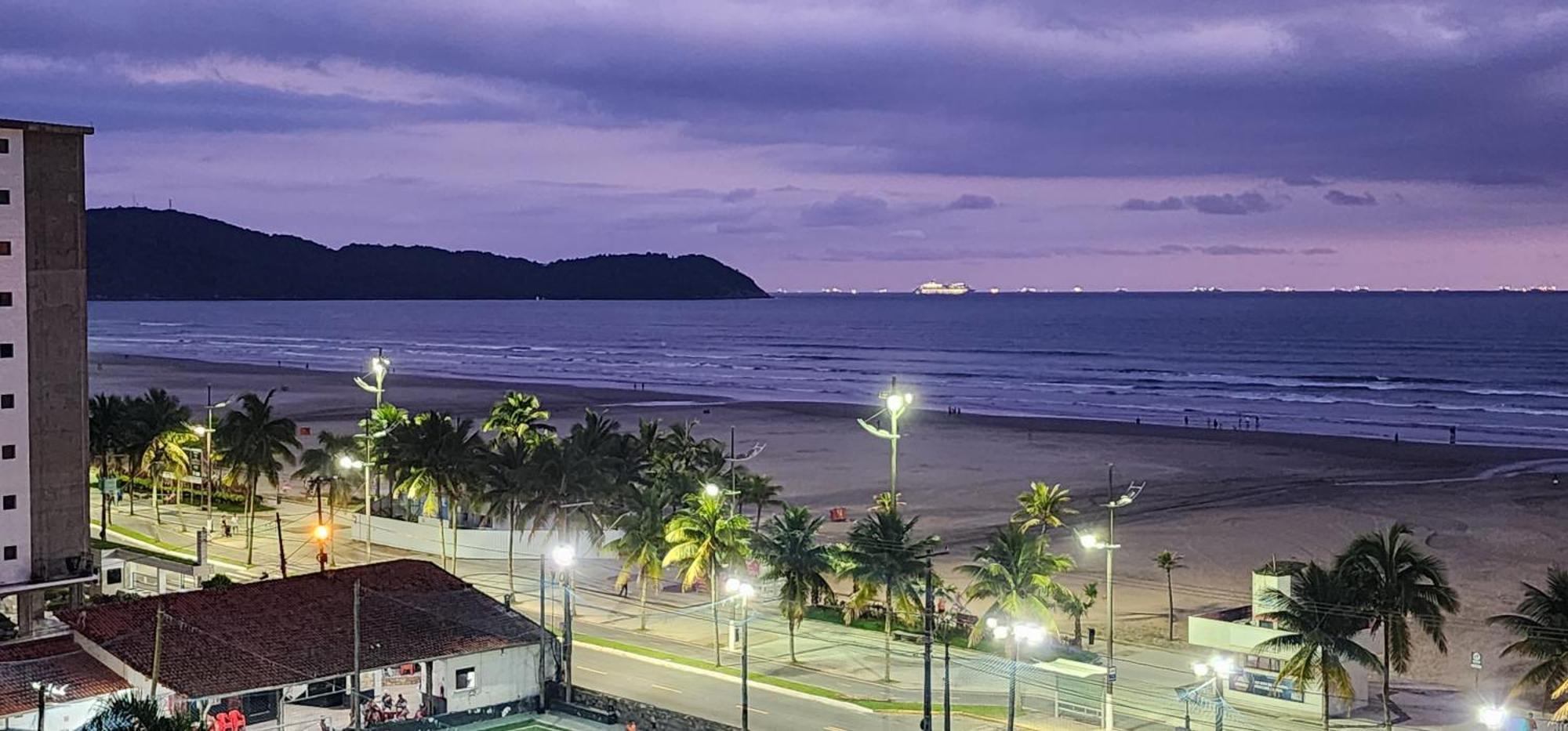 Apto Frente Mar Em Praia Grande Kültér fotó